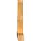 Ekena Millwork Saratoga Rough Sawn Timber Gable Bracket, Western Red Cedar, 60"W x 30"H x 4"D x 4"F, 12/12 Pitch GBW060X30X0404SAR00RWR - alternate 5